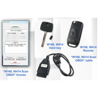 KR55 - Software W168 W414 OBDII-Lizenz scannen