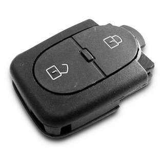 Ersatz Funkgehäuse geeignet für Audi - 2 Tasten 2032 mit Batteriefach