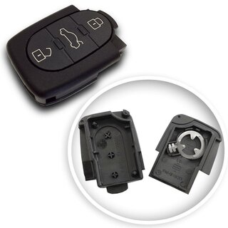 Ersatz Funkgehäuse geeignet für Audi - 3 Tasten mit...