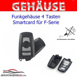 Ersatz Funkgehäuse geeignet für BMW Smartcard - 4 Tasten geeignet für F-Serie