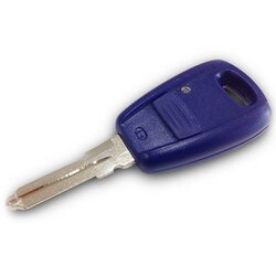 Ersatz Funkgehäuse geeignet für Fiat - 1 Tasten  GT15 blau