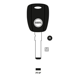 Ersatz Transpondergehäuse PFI6P geeignet für Fiat Canas