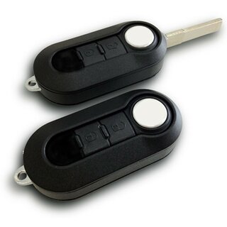 Ersatz Klappschlüssel geeignet für Fiat, SIP22 - 2 Tasten