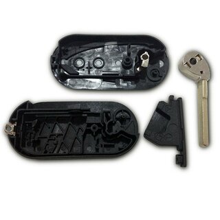 Ersatz Klappschlüssel geeignet für Fiat, SIP22 - 2 Tasten