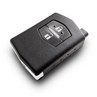 Ersatz Klappschlüssel geeignet für Mazda - 2 Tasten mit Batterieplatz Typ 1