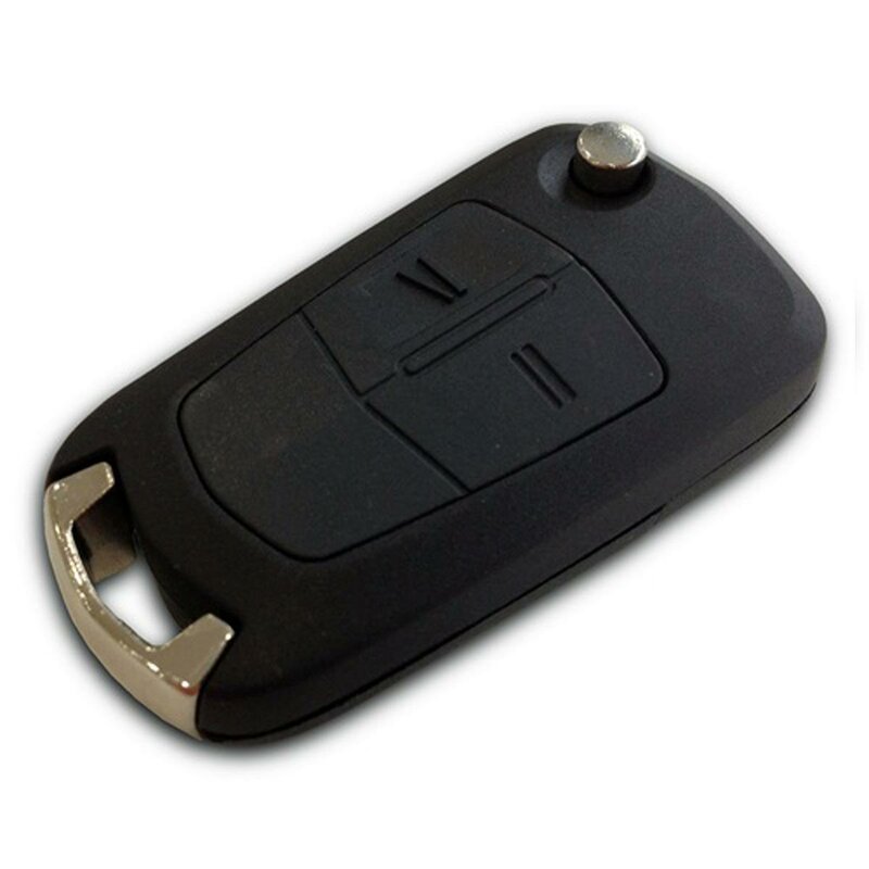 ASOOLL Autoschlüssel 2 Tasten Klappschlüssel Funkschlüssel für Opel Corsa D  2007-2014 / Opel Meriva B 2010-2014 (433 MHz)