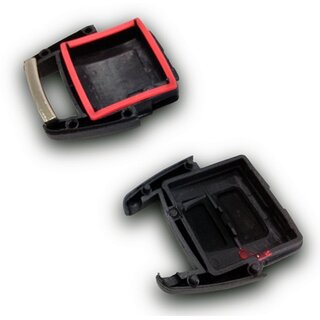 Ersatz Funkgehuse geeignet fr Opel - 2 Tasten Vectra B 1998-2002, Omega B 1998-2002 (mit roter LED)