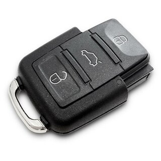 Ersatz Fernbedienung geeignet fr Volkswagen  - 3 Tasten 434MHz, geeignet fr HU66, 1J ...DA geeignet fr  Bora 1999-2005, Golf IV 2002-2006, Beetle 2001-2009, Beetle Cabrio 2003-2009, Passat 
2000-2005, Polo 2002-2009