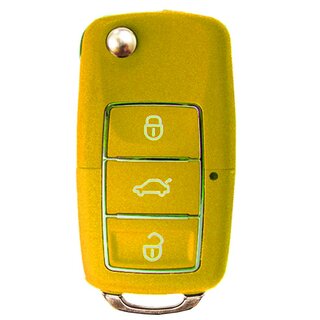 B01 Typ Luxury geeignet für Universal Keydiy Gelb - 3 Tasten