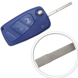 Ersatz Klappschlüssel geeignet für Fiat - 2 Tasten