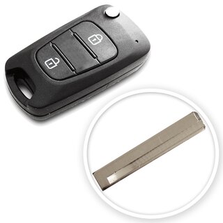 Ersatz Klappschlüssel geeignet für Hyundai  - 2 Tasten Accent