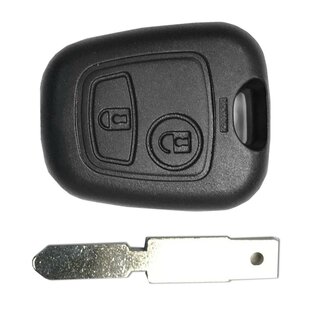 Ersatz Funkgehäuse für Peugeot - 2 Tasten NE78 Peugeot 406