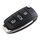 Ersatz Fernbedienung geeignet für Audi - 3 Tasten 434MHz,8X0837220D, HU66, ID48 ohne Keyless geeignet für A1, S1, Q3