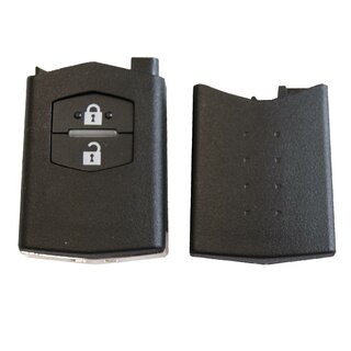 Ersatz Klappschlüssel geeignet für Mazda  - 2 Tasten Typ 2 mit Batterieplatz