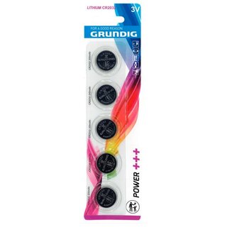 Knopfzelle GRUNDIG CR2032 Batterie, 5er Set
