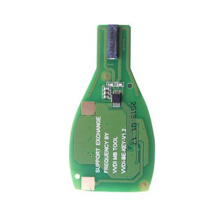 Ersatz Fernbedienung geeignet fr Mercedes Benz - 3&4 Tasten, 315 &433 MHz Orange PCB mit Gehuse