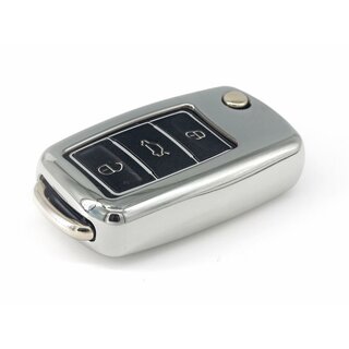 Ersatz Schlsselhlle/Bezug geeignet fr Volvo Silber