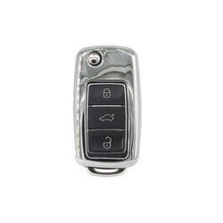 Ersatz Schlüsselhülle/Bezug geeignet für Volvo Silber