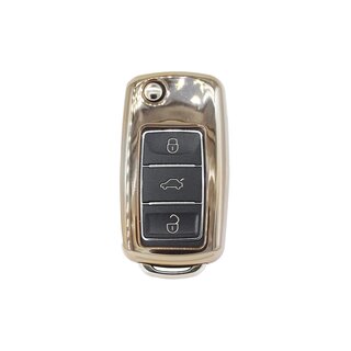 Ersatz Schlüsselhülle/Bezug geeignet für Volvo Gold