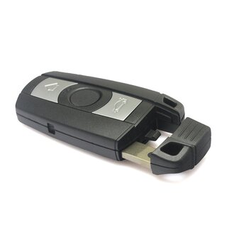 Ersatz Funkgehäuse  geeignet für BMW Smartcard - 3 Tasten mit Batteriefach, HU92