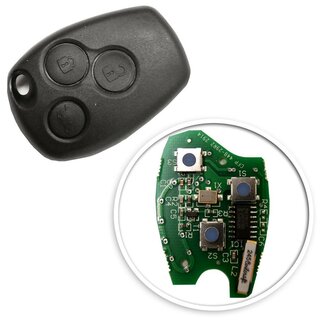 Ersatz Fernbedienung geeignet für Smart - 3 Tasten 434...