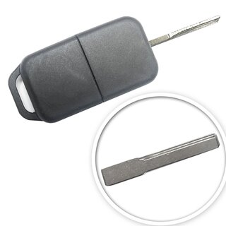  Ersatz Klappschlüssel geeignet für ML Mercedes Benz - 3 Tasten mit HU64