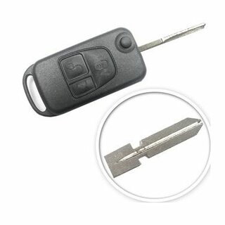 Ersatz Fernbedienung geeignet fr W129 SL Mercedes Benz - 3 Tasten mit HU39 433 Mhz