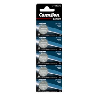 Knopfzelle CAMELION CR2032 Lithium, 5er Set