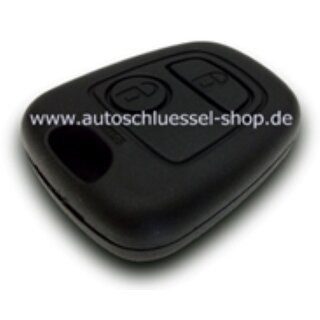 Ersatz Funkgehuse geeignet fr Peugeot/Citroen - 2 Tasten HU83 PSA