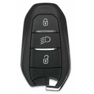 Ersatz Funkgehäuse geeignet für Peugeot - 3 Tasten 433 MHz