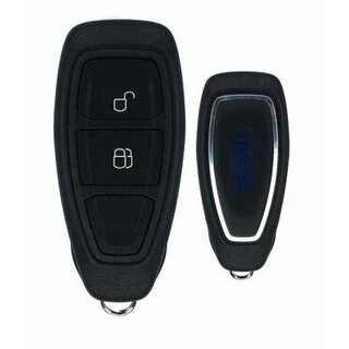 Fernbedienung geeignet fr Ford - 2 Tasten - 433 MHz HU101 4D63 Carbon, KEYLESS entry geeignet fr Mondeo, C-Max, Focus, Kuga