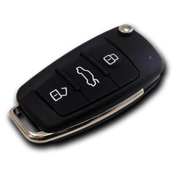 Ersatz Klappschlüssel geeignet für Audi - 3 Tasten Neuer Typ
