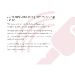 Autoschl�ssel�programmierung Basic