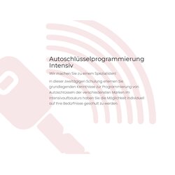 Schulung Tag 2+3: Autoschl�sselprogrammierung BASIC +...
