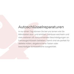 Schulung Tag 1: Fahrzeugschl�ssel Reparaturen