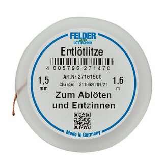 Entltlitze 1,5 mm 1,6 m