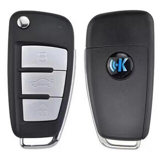 B02 MB Typ Universal Keydiy - 3 Tasten in Metalloptik