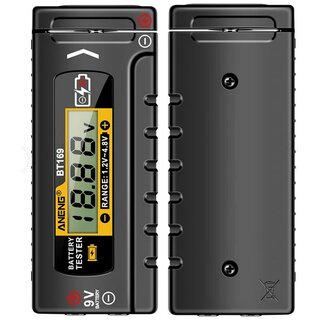 Batterie Tester 169 1.2V-4.8V/9V schneller Test der Batterie Kapazitt digitales Display