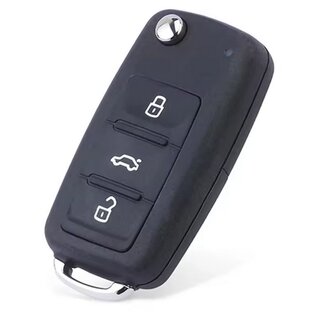 Ersatz Fernbedienung geeignet für Volkswagen mit Keyless - 3 Tasten 434MHz, MQB AES Transponder (id88) 5K0837202DH