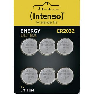 INTENSO Lithium-Knopfzellen-Set CR2032 3V 220mAh,...