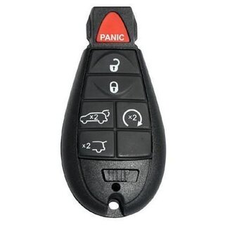 Ersatz Fernbedienung geeignet f�r  Chrysler/Jeap/Dodge - 6 Tasten mit Panictaste 433 MHz 4A CHIP