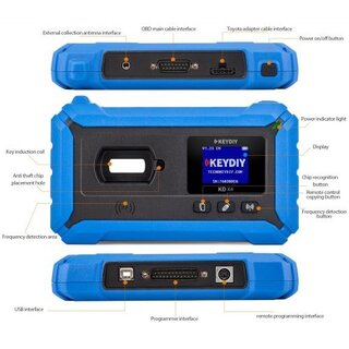 KEYDIY KD-X4 5-in-1 Schl�ssel Programmierger�t kombiniert KD Max/ KD Mate/ Mini Prog