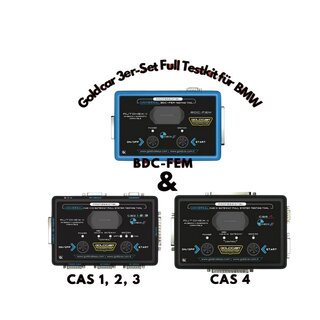 GOLDCAR ANGEBOT 3er Komplett Set Full Testkit geeignet f�r CAS1,2,3,4,BDC-FEM