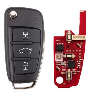 Xhorse Universal 3 Tasten Funkfernbedienung mit Kabel programmierbar Klappschl�ssel,  der 2. Gen